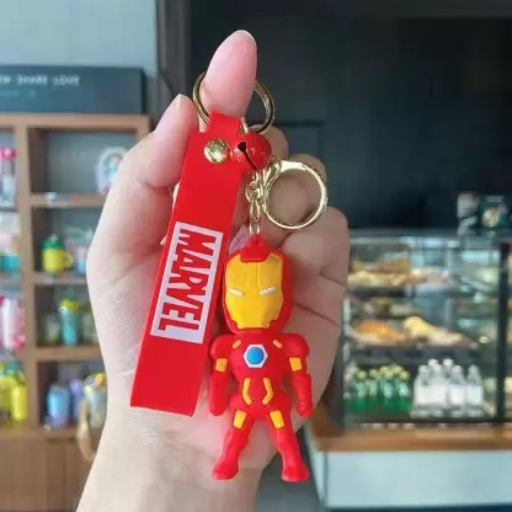 Iron Man 3D Silicon Keychain